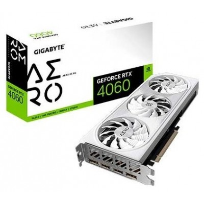 VGA PCI-EX NVIDIA GIGABYTE RTX4060 8GB AERO 0C GDDR6